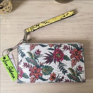 Sam Edelman double zipper clutch wristlet